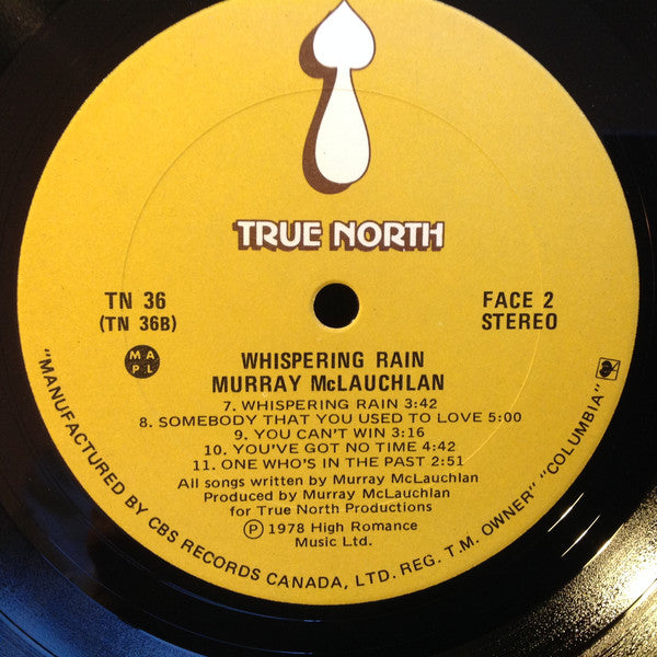 Murray McLauchlan : Whispering Rain (LP, Album)
