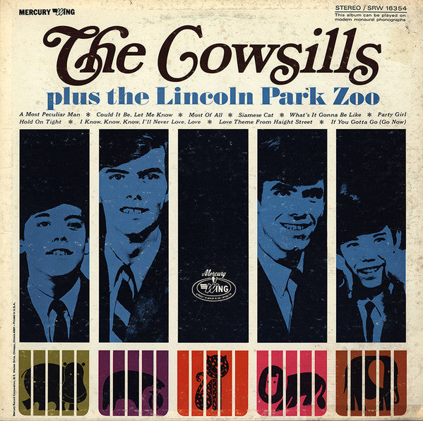 The Cowsills Plus The Lincoln Park Zoo : The Cowsills Plus The Lincoln Park Zoo (LP, Comp)