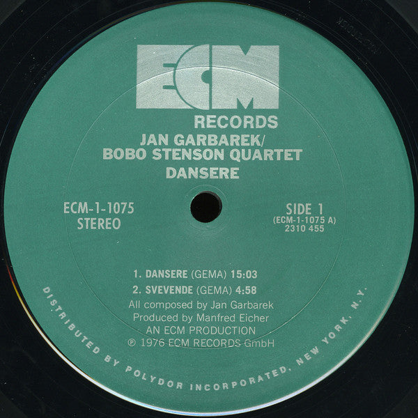 Jan Garbarek - Bobo Stenson Quartet : Dansere (LP, Album)