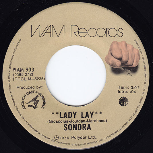 Sonora (7) : Lady Lay (7")