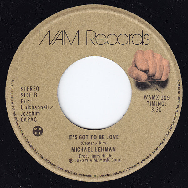 Michael Lehman : Love Street (7")