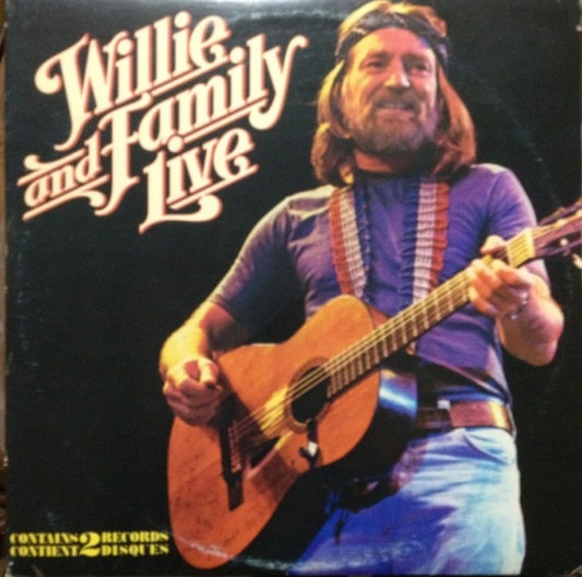 Willie Nelson : Willie And Family Live (2xLP, Album, Gat)