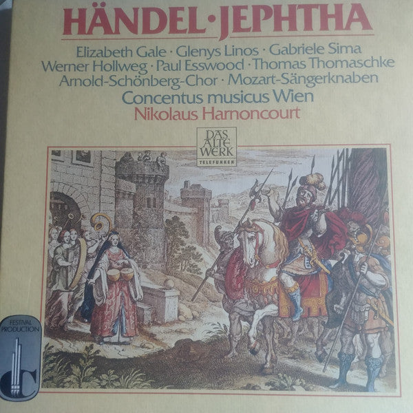 Händel* - Concentus Musicus Wien, Nikolaus Harnoncourt : Jephtha (4xLP + Box)
