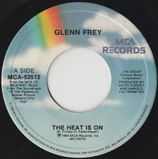 Glenn Frey / Harold Faltermeyer : The Heat Is On / Shoot Out (7", Single)