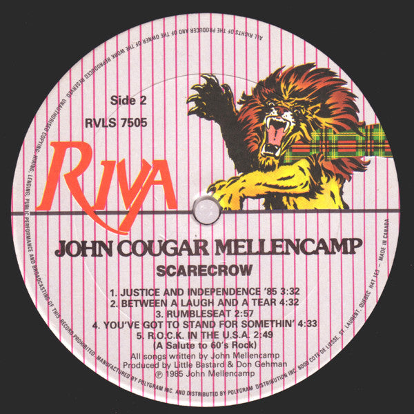John Cougar Mellencamp : Scarecrow (LP, Album)