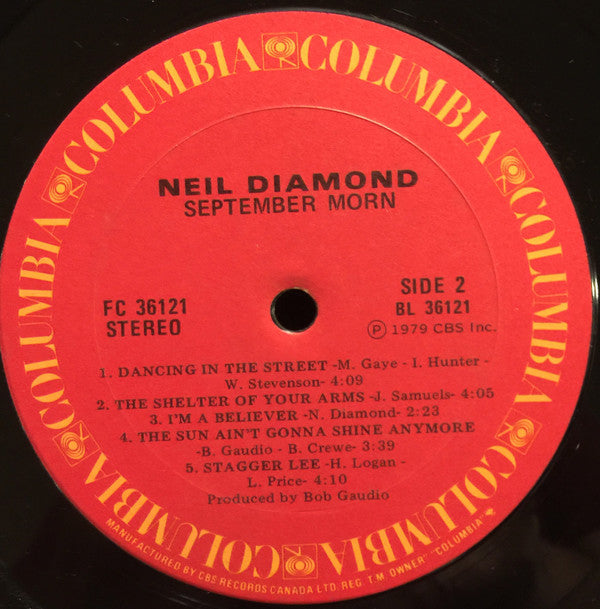 Neil Diamond : September Morn (LP, Album)