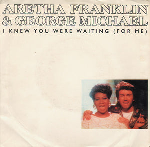 Aretha Franklin And George Michael : I Knew You Were Waiting (For Me) (7", Single)