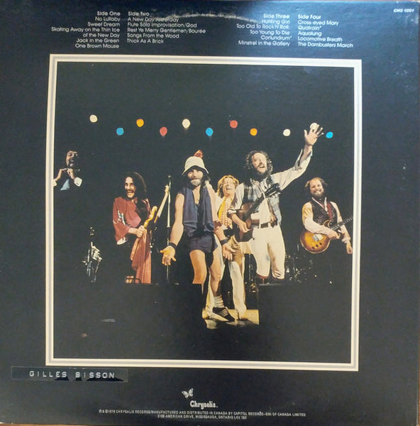 Jethro Tull : Live - Bursting Out (2xLP, Album, Gat)