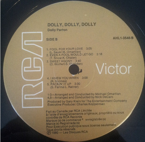Dolly Parton : Dolly, Dolly, Dolly (LP, Album)