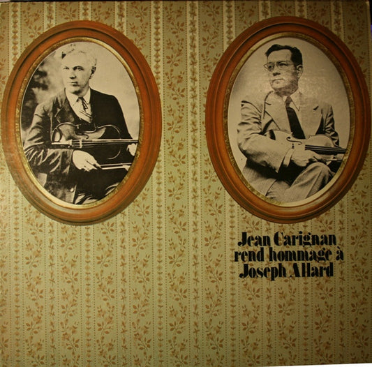 Jean Carignan : Jean Carignan Rend Hommage À Joseph Allard (LP, Album)