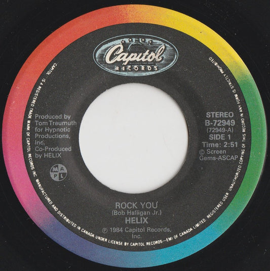 Helix (3) : Rock You (7", Single)