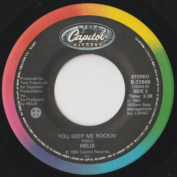 Helix (3) : Rock You (7", Single)