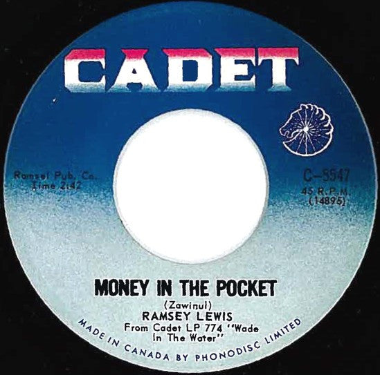 Ramsey Lewis : Up Tight / Money In The Pocket (7", Single)