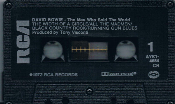 David Bowie : The Man Who Sold The World (Cass, Album, RE)