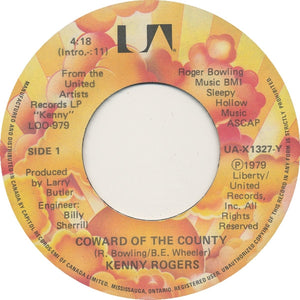 Kenny Rogers : Coward Of The County (7", Single)