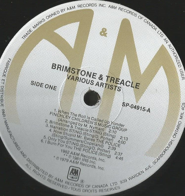 Various : Brimstone & Treacle (LP, Album)