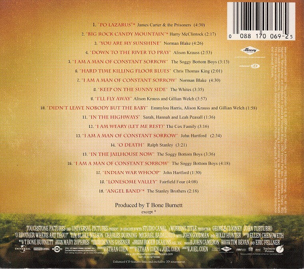 Various : O Brother, Where Art Thou? (CD, Album, Comp, Enh)