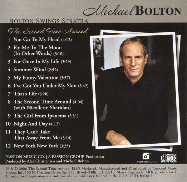 Michael Bolton : Bolton Swings Sinatra (CD, Album)