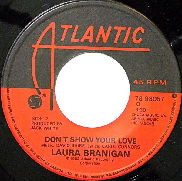 Laura Branigan : How Am I Supposed To Live Without You (7")