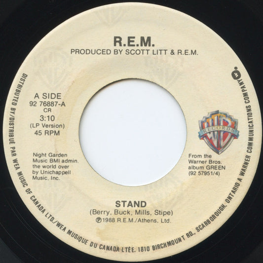 R.E.M. : Stand (7", Single)