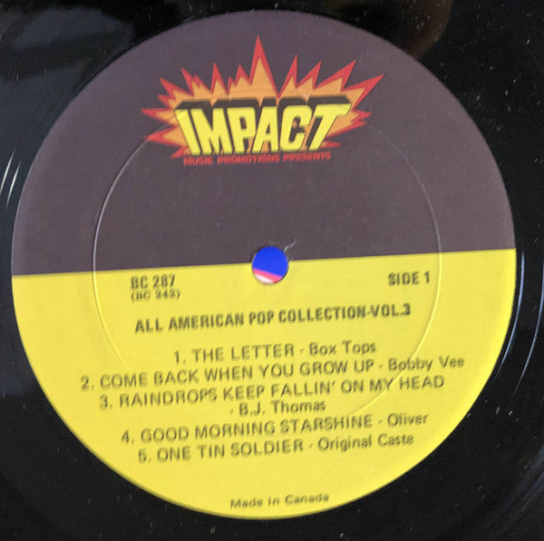 Various : The All American Pop Collection Volume 3 (LP, Comp)