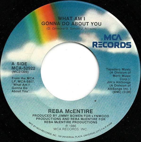 Reba McEntire : What Am I Gonna Do About You (7", Single, Pin)