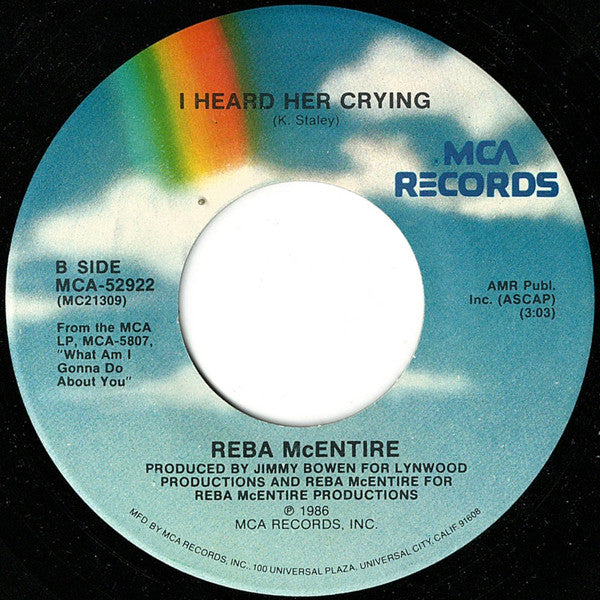 Reba McEntire : What Am I Gonna Do About You (7", Single, Pin)