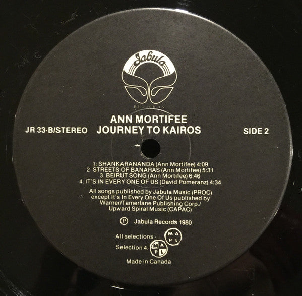 Ann Mortifee : Journey To Kairos (LP, Album)