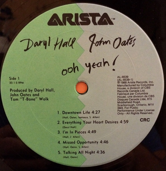 Daryl Hall & John Oates : Ooh Yeah! (LP, Album, Club)