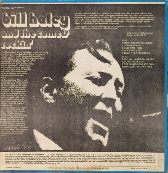 Bill Haley And His Comets : Rockin' (LP, Comp)