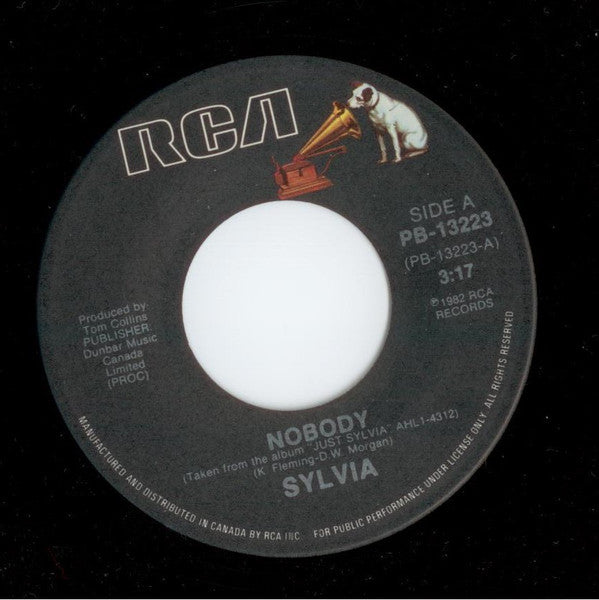 Sylvia (7) : Nobody (7")