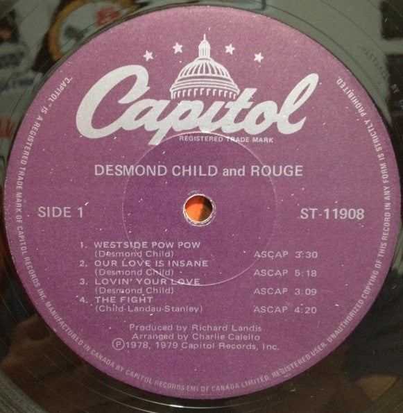 Desmond Child And Rouge : Desmond Child And Rouge (LP, Album)
