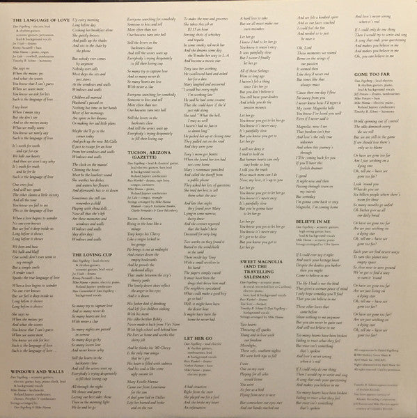 Dan Fogelberg : Windows And Walls (LP, Album)