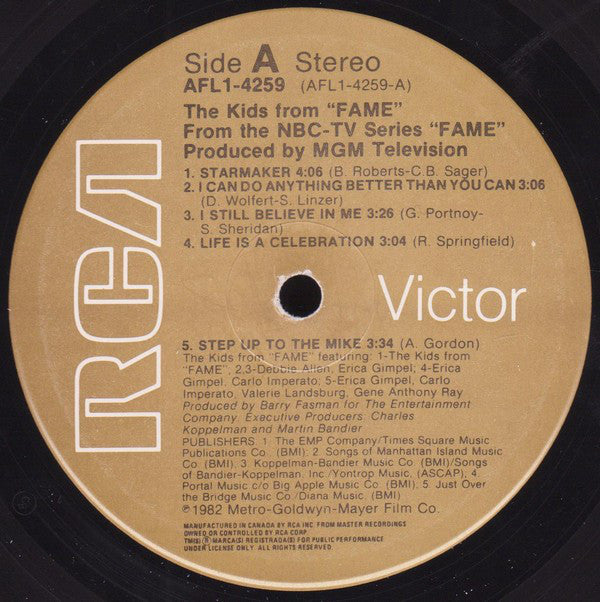 The Kids From Fame : The Kids From Fame (LP, Album, Gat)