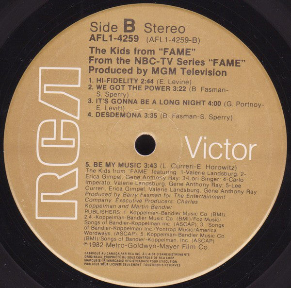 The Kids From Fame : The Kids From Fame (LP, Album, Gat)