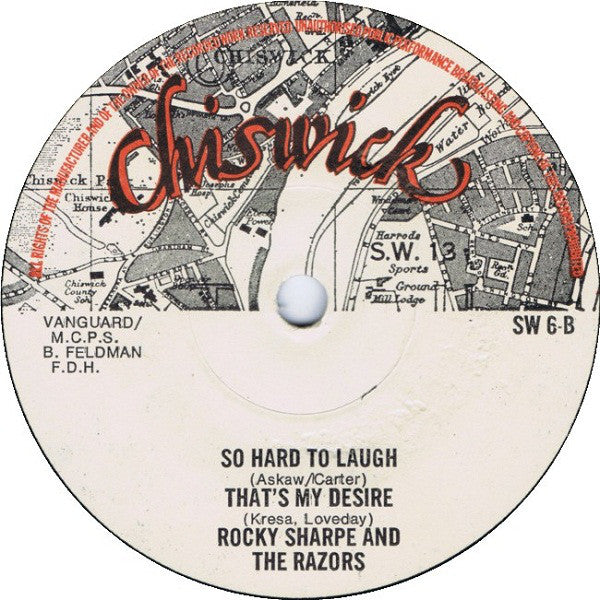 Rocky Sharpe And The Razors : Rocky Sharpe And The Razors (7", EP)