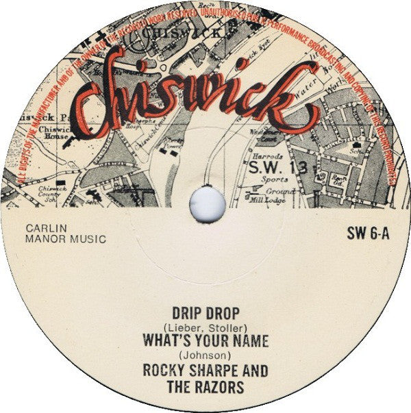 Rocky Sharpe And The Razors : Rocky Sharpe And The Razors (7", EP)