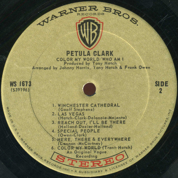 Petula Clark : Color My World / Who Am I (LP, Album)
