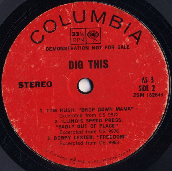 Various : Dig This (7", Promo, Smplr)