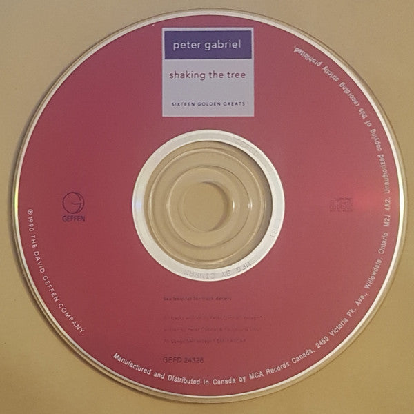 Peter Gabriel : Shaking The Tree (Sixteen Golden Greats) (CD, Comp, RE)