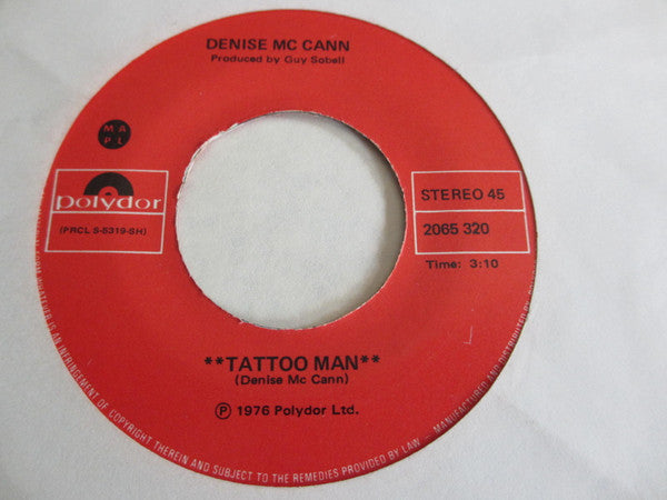 Denise McCann : Tattoo Man (7")