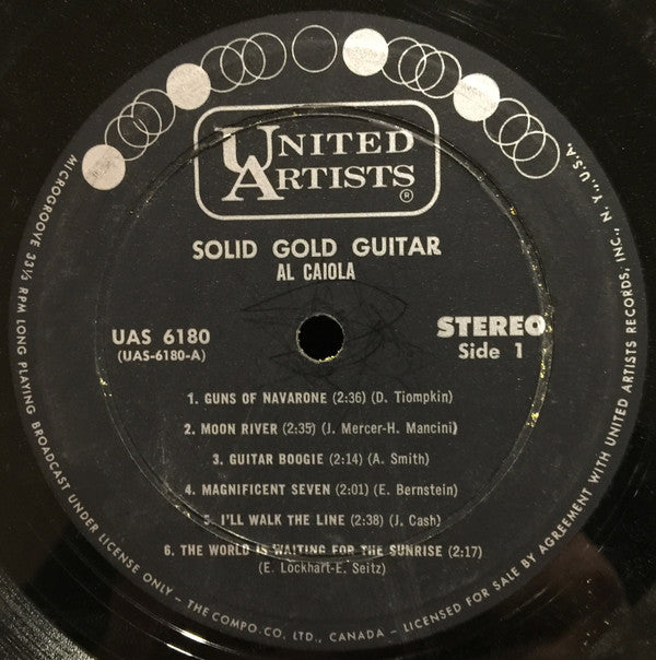 Al Caiola : Solid Gold Guitar (LP, Comp)