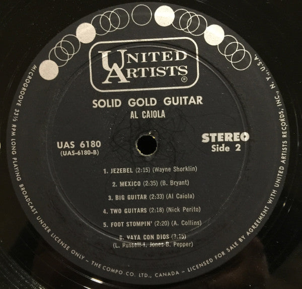 Al Caiola : Solid Gold Guitar (LP, Comp)