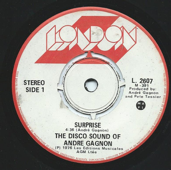 The Disco Sound Of Andre Gagnon* : Surprise (7")