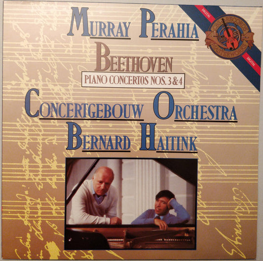 Beethoven* - Murray Perahia, Concertgebouw Orchestra*, Bernard Haitink : Piano Concertos Nos. 3 & 4 (LP)