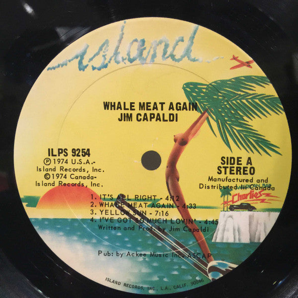 Jim Capaldi : Whale Meat Again (LP, Album)