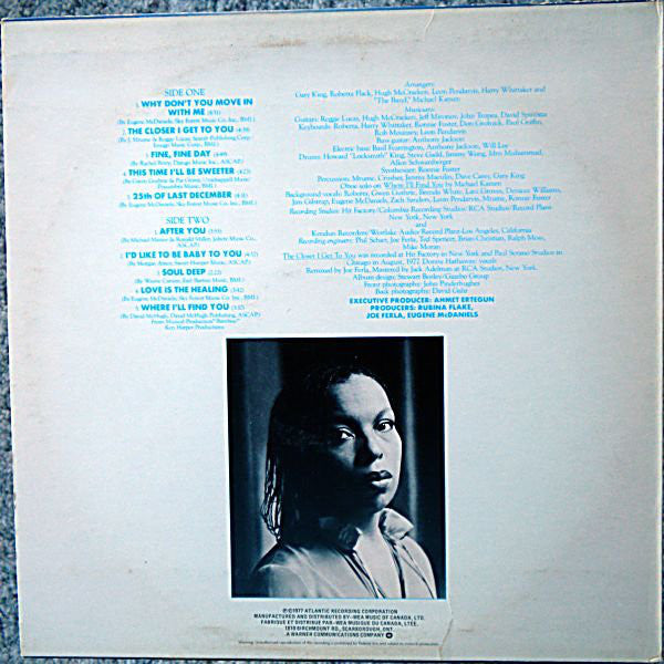 Roberta Flack : Blue Lights In The Basement (LP, Album)