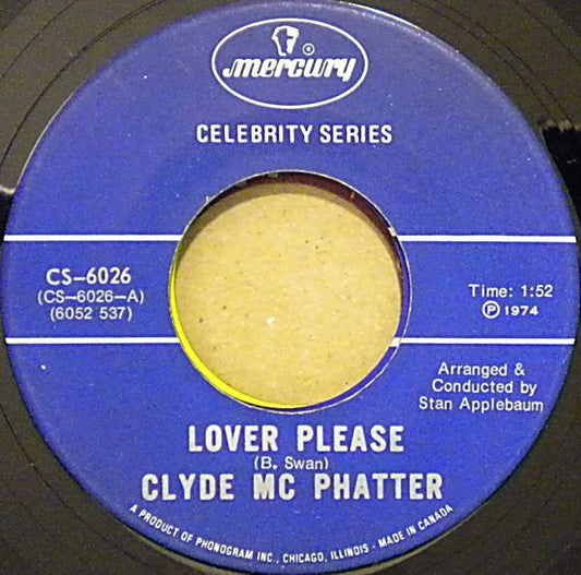 Clyde McPhatter : Lover Please / Little Bitty Pretty One (7", Single)
