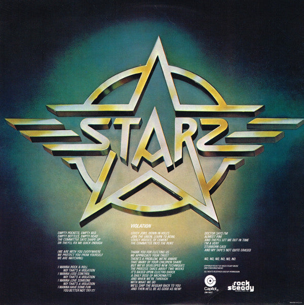 Starz (2) : Violation (LP, Album)