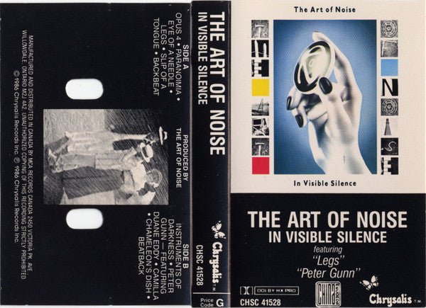 The Art Of Noise In Visible Silence Cass Album Dol Very Good Plus VG